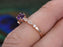1.25 Carat Round Amethyst and Diamond Art Décor Engagement Ring in Rose Gold
