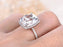 2.50 Carat  Oval Cut White Topaz and Diamond Halo Engagement Ring in White Gold