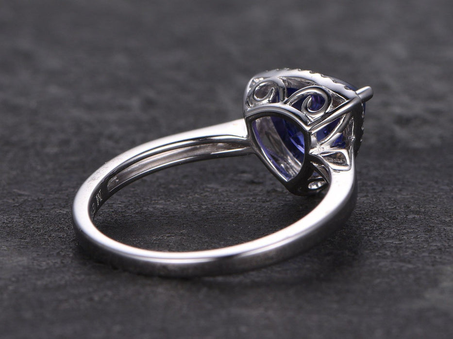 Trillion cut ring settings on sale