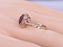 1.50 Carat Heart Shape Amethyst and Diamond Split Shank Engagement Ring in Yellow Gold