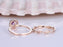 2.5 Carat Round Cut Amethyst and Diamond Halo and Twist Infinity Shape Wedding Ring Set in Rose Gold