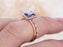 1.50 Carat Emerald Cut Tanzanite Diamond Art Deco Wedding Ring Sets in Rose Gold