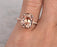 Limited Time Sale 1.25 Carat Morganite and Diamond Engagement Ring