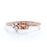 Vintage Oval Cut Morganite and Diamond Stacking Ring