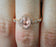 Sale Antique Design 1.25 Carat Round Shaped Peach Pink Morganite and Diamond Engagement Ring