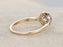 1.25 Carat Round Cut Tanzanite and Halo Diamond Engagement Rings in Yellow Gold