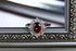 Vintage 1.50 Carat Ruby and Diamond Engagement Ring